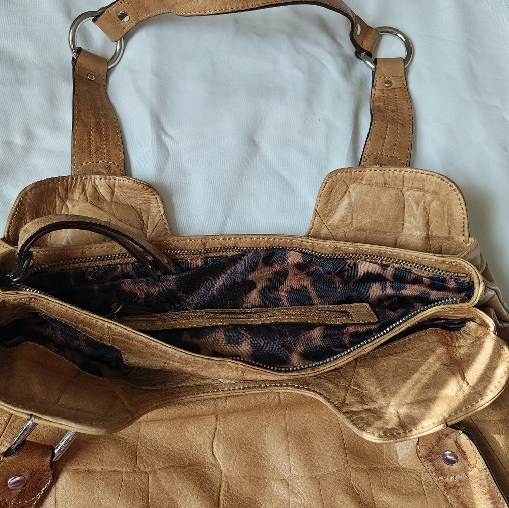 Tan Leather Handbag